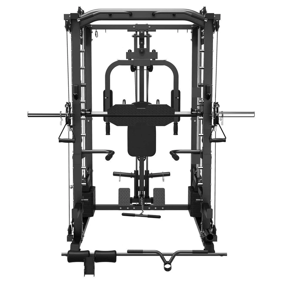 NNEDSZ LSG GRK200 10-in-1 Home Gym Station, Power Rack, Smith Machine and Cable - Image 2 of 4