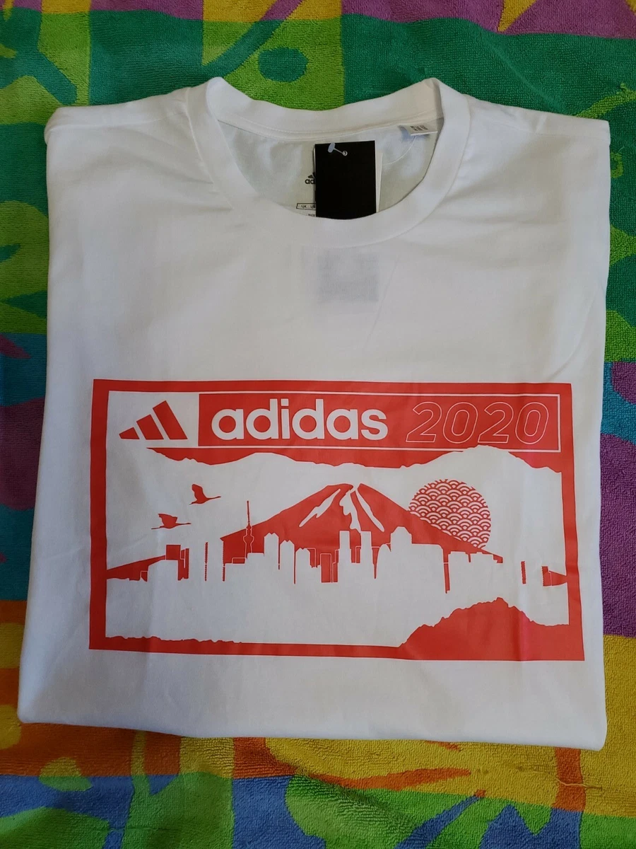 NEW Adidas 2020 MT.FUJI Tokyo Hoops Short Sleeve Tshirt SZ Large