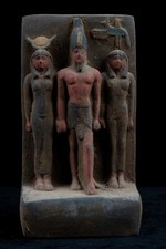 ANTIQUE ANCIENT EGYPTIAN STATUE King Menkaure God Isis Amun Hathor Handmade