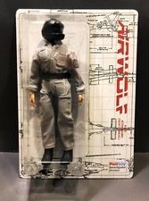 Custom 8 inch AIRWOLF PILOT (Stringfellow Hawk)  80s retro carded MEGO - esque
