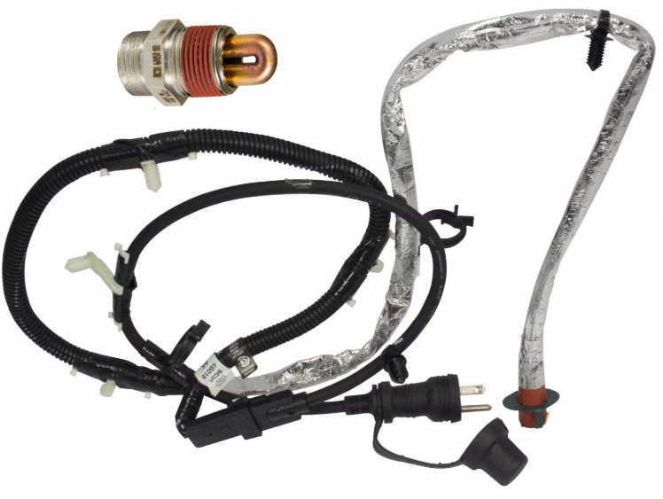 OEM NEW 12-16 Ford Super Duty 6.2L Engine Block Heater Cord & Heating Element