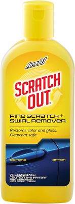  Scratch Out Car Wax Polish Liquid (7 Oz) - Car Scratch Remover For All