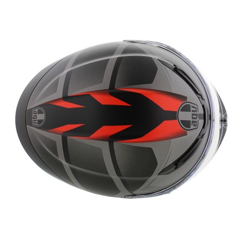 Agv K6 S Karve Matt Black Grey Red, Full Face Motorcycle Helmet, New E2206! - Bild 7 von 9