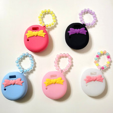 Tamagotchi Uni Silicone Case with Ribbon - Black/Blue/Pink/White US SELLER 