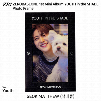 ZEROBASEONE YOUTH in the SHADE 1st Mini Album CD POB Artbook Selfie photocard Photo frame set Layer card Sticker Zerose coaster Tracking ZB1 (YOUTH Version