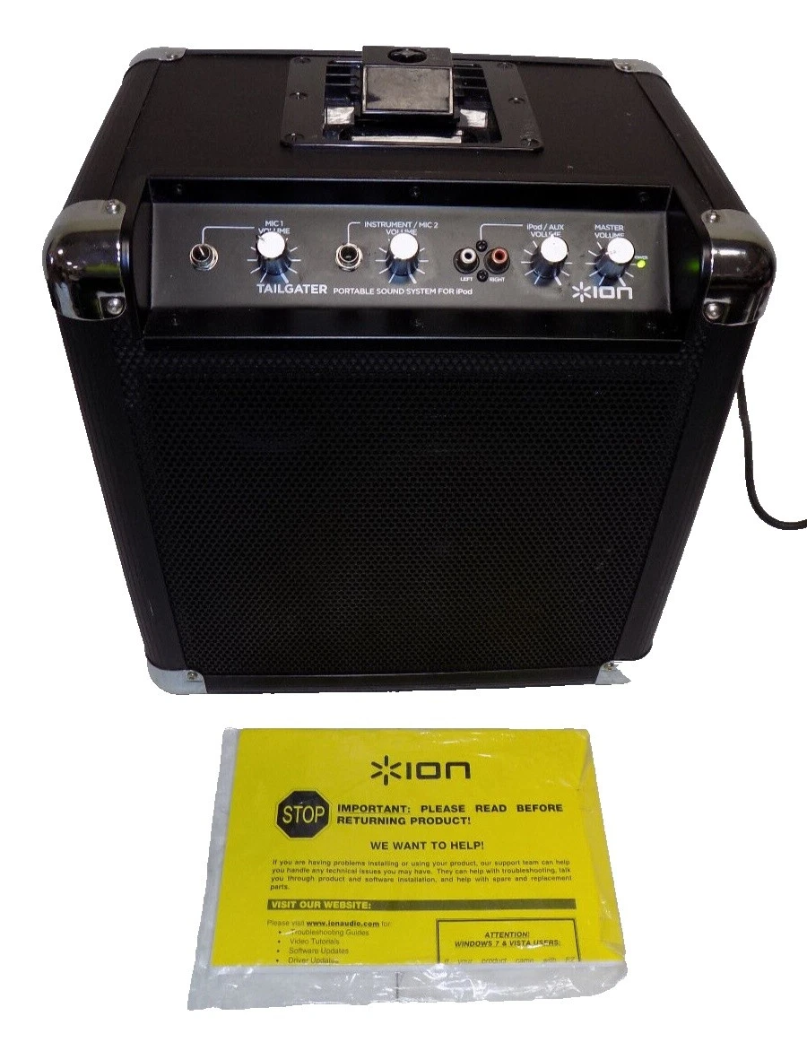 Reproductor de audio ION Muelles y mini altavoces para Apple