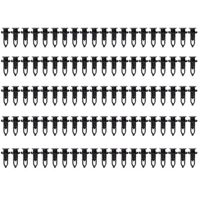100pcs Car Bumper Rear Cover FenderLiner Push-Type Retainer Fixed Clip Fastener