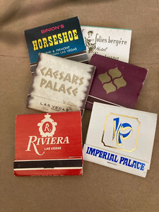 Six Las Vegas Casino's Match Books