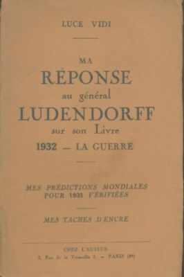 Eine Antwort an General Ludendorff - Luce Vidi - V2050704