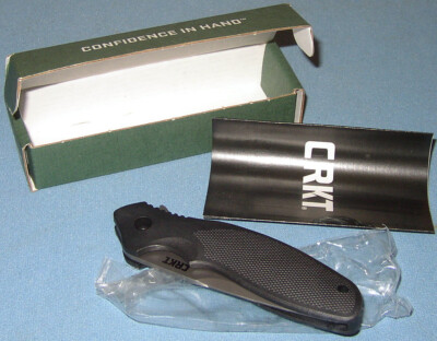 CRKT Ken Onion Shenanigan Semi-Serrated Flipper Blade Knife K480KKS  NEW IN BOX