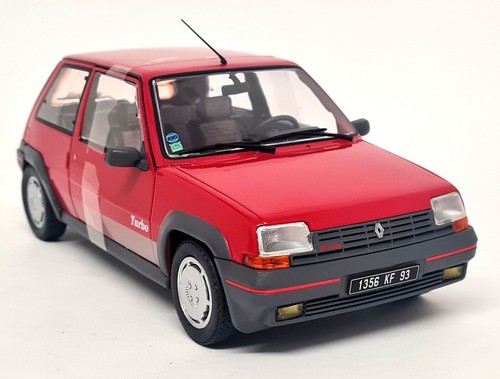 Solido 1/18 Renault 5 GT Turbo Phase 1 Red 1985 Diecast Scale model car