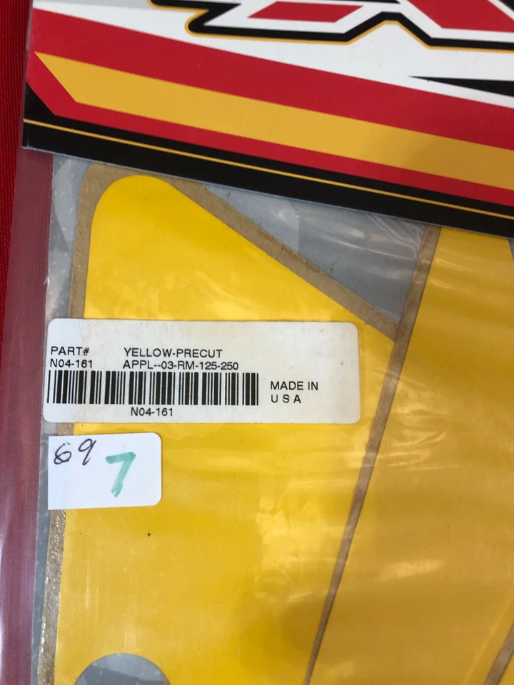 Nuevo de Lote Antiguo Suzuki RM125 RM250 125R 250R RM 125 250 Amarillo N04-161  Foto 2 de 4