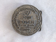 Vintage 50 Years BOSCH Power Tools 1979 Belt Buckle