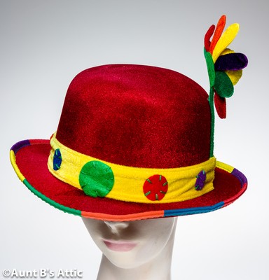 clown bowler hat