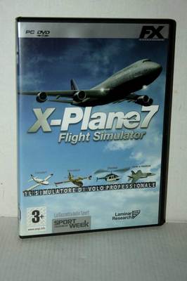 X-PLANE 7 FLIGHT SIMULATOR GAME USED PC DVD ITALIAN VERSION GD1 49134