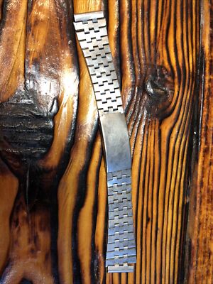 Soviet stainless steel watch bracelet USSR ear to ear 18 mm lugs, poljot, raketa