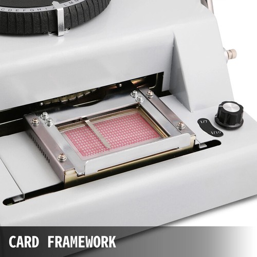 Manual Operation PVC Embosser Machine Embossing Machine For Cards 72 Characters - Picture 5 of 9