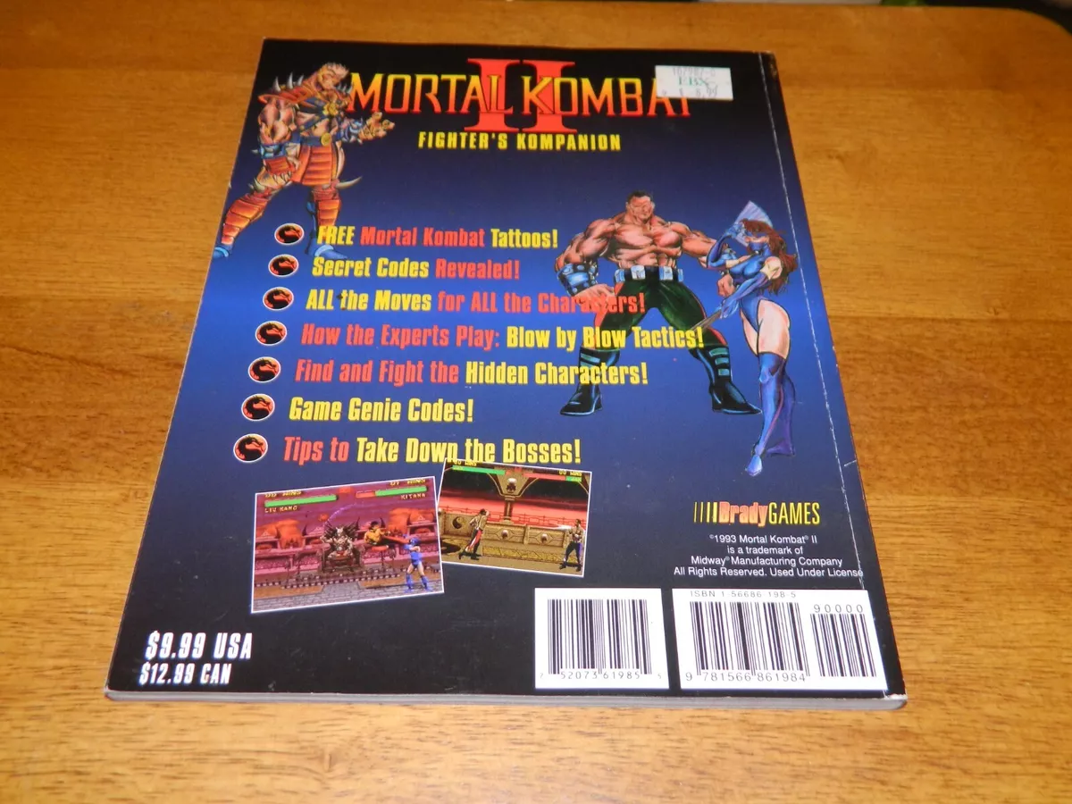 Mortal Kombat II: Fighters Kompanion (Brady Games)