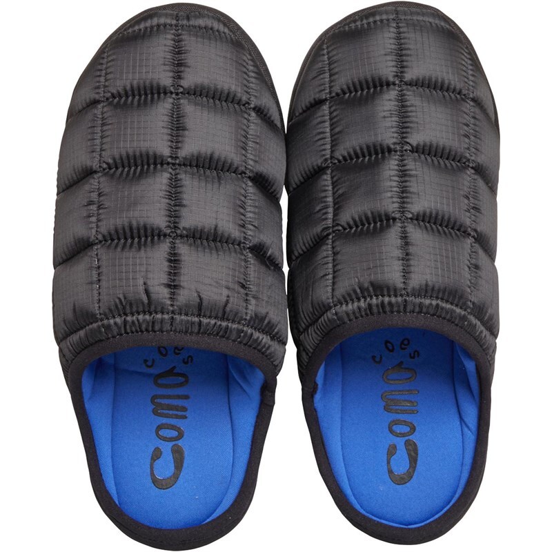 Mens Coma Toes Osloes slip on mule slippers Black RRP £40
