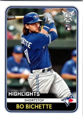 2020 Topps Big League Bo Bichette #292 Highlights Rookie RC | eBay