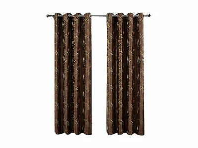 Brown Curtains, Drapes and Valances