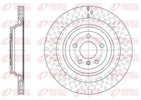 Remsa 2X Bremsscheibe Hinten Ø345 Mm FüR Mercedes-Benz GLE W166 350 D 4Matic