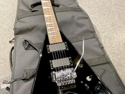 USED Jackson KVX10 Black Electric Guitar V Type Free
