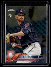 2018 Topps Chrome Update Edition Shane Bieber Rookie Cleveland Indians #HMT59