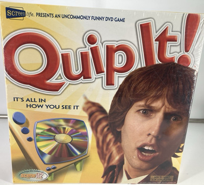 Quip It! The DVD Game 2005 Screenlife Scene It Makers-New Sealed, Free Shipping