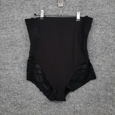 Honeylove Shapewear Brief Womens 1X Plus Black High Waisted Stretch Shaping