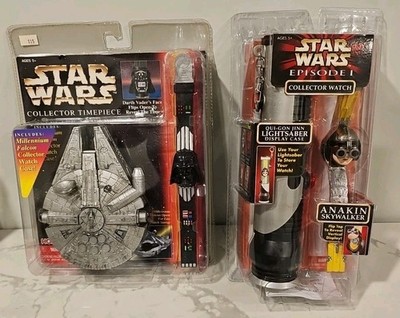 Star Wars Episode 1 Anakin Skywalker Darth Vader Collector Watch Bundle Lot Of 2