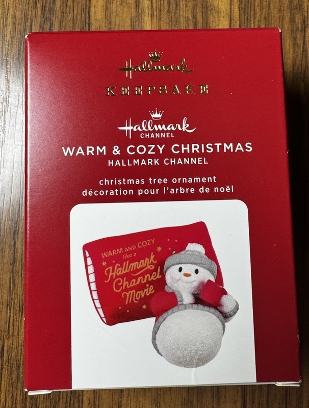 NEW 2020 HALLMARK WARM & COZY CHRISTMAS KEEPSAKE ORNAMENT-HALLMARK CHANNEL MOVIE