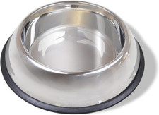 Pets Large Non Tip Stainless Steel Dog Bowl, 64 OZ Food and Water Dish, Wide Bas
