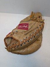 Rawlings Catchers Mitt RCM 45 Mike Piazza Lite Toe Baseball Glove RHT Good