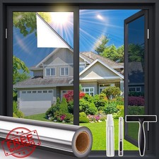 Coavas Silver 17.5x157.5 Inch One Way Window Film