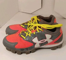 Under Armour Women's Cleats Size 9 Armour Bound Rotational Traction Gray & Pink