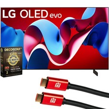 LG 65" OLED evo C4 Series Smart TV 4K Processor (2024) + 26 Month Protection Pac