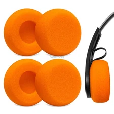 2 Pairs Orange Foam Ear Pads for JLAB Rewind, Rewind 2 Wireless Retro Headphones