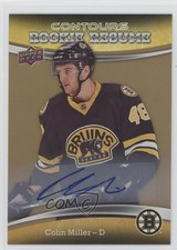 2015 Upper Deck Contours Rookie Resume Gold Rainbow Colin Miller #RR-8 Auto 6d4