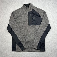 Spyder Pullover Mens Medium 1/4 Zip Fleece Sweater Outdoor Casual Adult