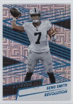 2025 Panini Revolution Teal Levels 453/499 Geno Smith #152 1ti6