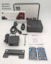 ACEMAGICIAN AM06 Pro Mini PC Ryzen 5 5625U Upgrade Bundle 32GB 2TB Keyboard