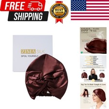 22 Momme 100 Mulberry Silk Bonnet for Sleeping  Women Hair Care, Highest Gr...