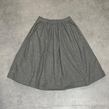 Margaret Howell Cotton Check Flare Skirt Size 1 24 inches