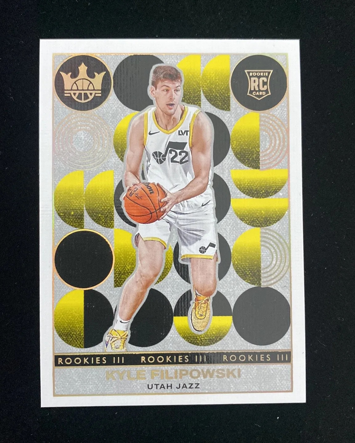2024-25 Panini Court Kings Rookies III RC #184 Kyle Filipowski Jazz XJ39