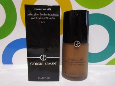 GIORGIO ARMANI ~ LUMINOUS SILK PERFECT GLOW FLAWLESS FOUNDATION ~ # 11.75 ~ 1 OZ