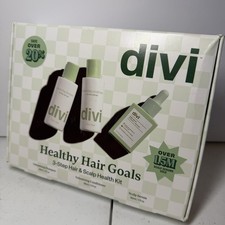 DIVI - Healthy Hair Goals - 3-Step Hair  Scalp Health Kit - 3 Piece Set NIB