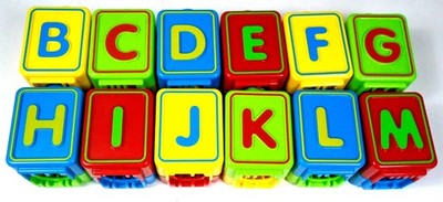 VTech Ultimate Alphabet Activity Cube Replacement Blocks - Set of 12