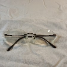 ESCADA Eyeglasses Rimless Frames Brown 49 18 135