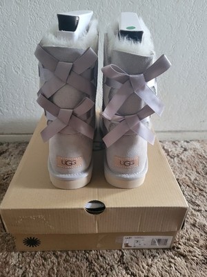 UGG Bailey Bow II (Size 7) Pale Smoke